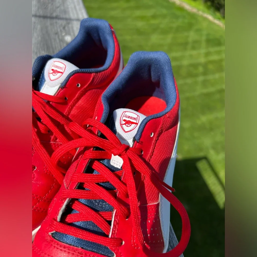 Puma Mens Red Arsenal Sneakers - Picture 2 of 7